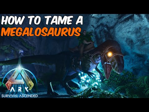 How To Tame a Megalosaurus in ARK Survival Ascended | Aberration Taming | Day & Night Taming!