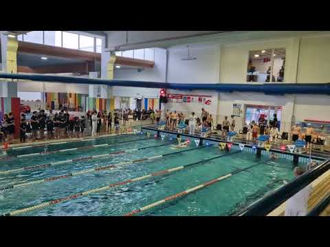 24/25 Liga alevín, J1, Frigsa, 4x100 LIBRE MASC