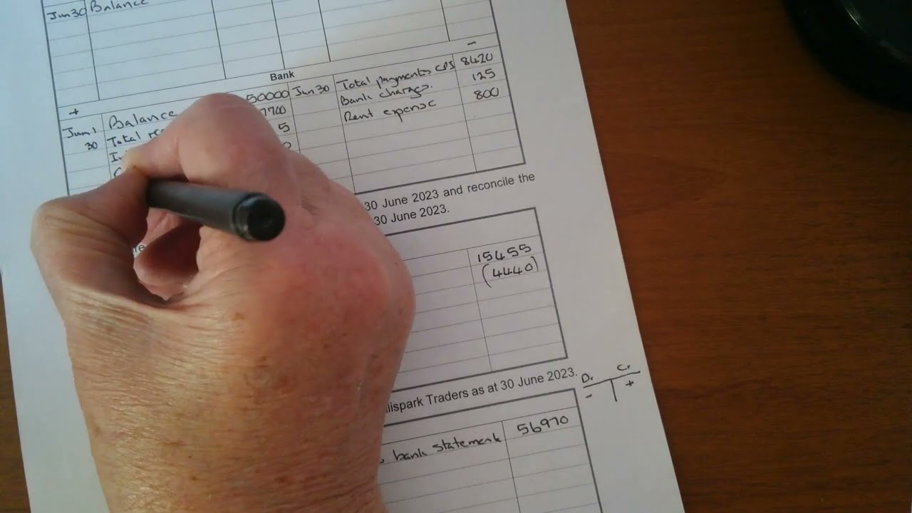 20. Bank reconciliation and debtors reconciliation