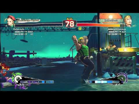 Rafarouto [Cammy] vs ladnopokaa [Cody] SSF4 Arcade Edition