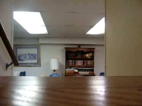 My r/c car jumping (and falling) down the stairs!!!!!!