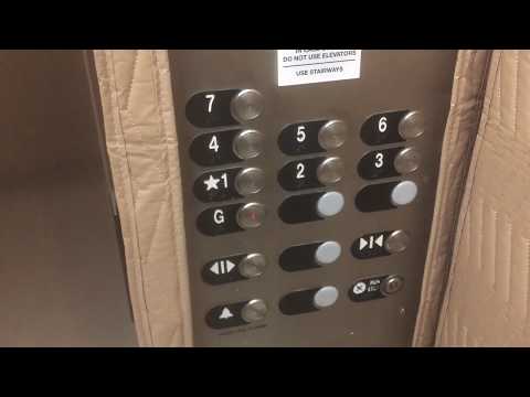 Westinghouse/Otis E 411M service elevator - Public Health - University of Pittsburgh - PA