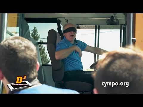 Don't Drive Distracted.  Would You Drive Blind?