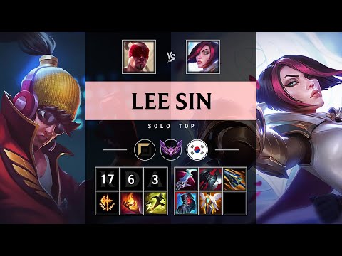 Lee Sin Top vs Fiora - KR Master Patch 25.14