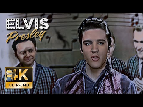 Elvis Presley AI 4K Colorized ⭐ Enhanced - Hound Dog, Love Me Tender & Heartbreak Hotel 1957