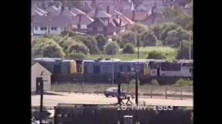 preview picture of video 'Trains In The 1990's - Worksop & Toton, 19th May 1993'