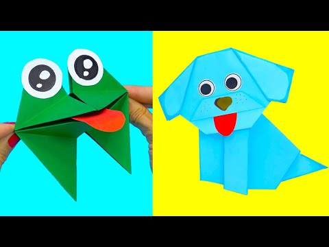 6 DIY paper crafts Moving paper TOYS Easy paper crafts