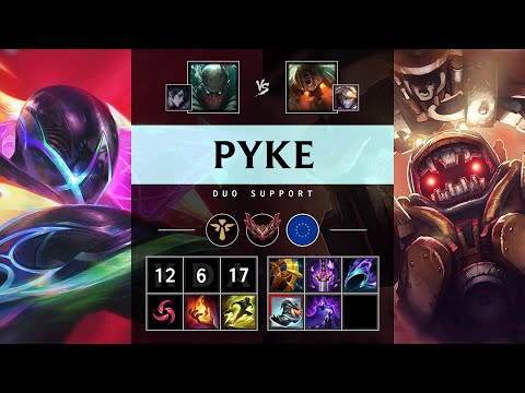 Pyke Support vs Nautilus - EUW Grandmaster Patch 25.07