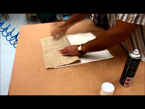 Tutorial - Brazilian Coffee Bean Sack & Retro Habitat Fabric Luxury Cushions