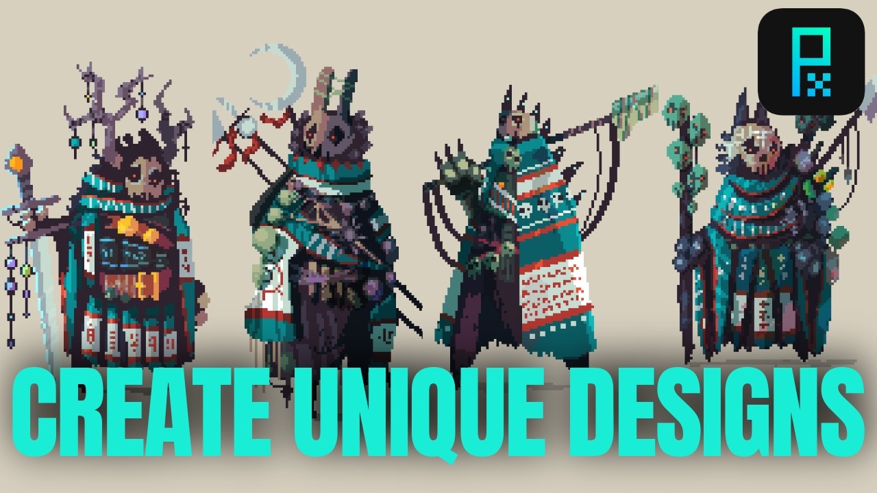 How I Design Unique Characters Step by Step!