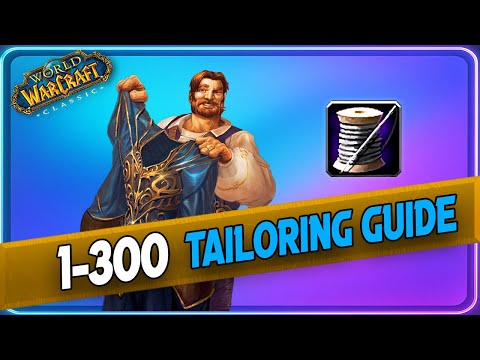 How To Level Tailoring 1-300 FAST In WoW!