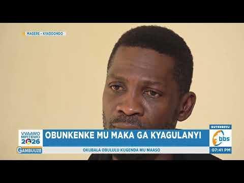 Kyagulanyi Ayogeddeko eri Eggwanga , Agamba ali mu Buwambe. #Gambuuze
