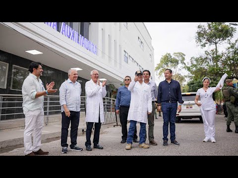 Presidente Petro en la entrega de la ampliación y modernización del Hospital María Auxiliadora
