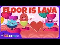 Valentine S Day Floor Is Lava Dance THE KIBOOMERS Preschool Songs Brain Breaks