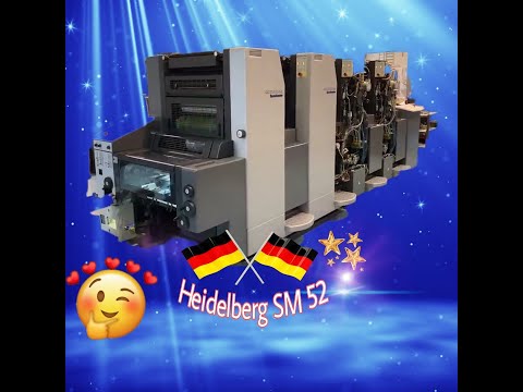 Offset quatre couleurs Heidelberg SPEEDMASTER SM 52-4 P