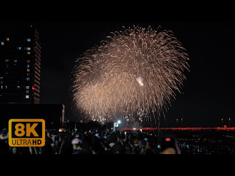 4K 8K Adachi Fireworks Festival Finale in Tokyo, 2023