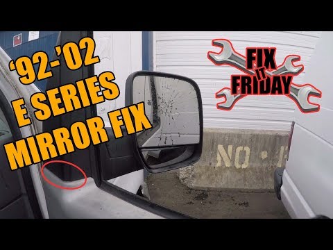 Ford Econoline Van Mirror Replacement (Detailed How To) | Fix It Friday