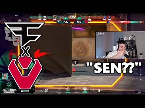TARIK REACTS TO FaZe vs. Sentinels (Map 2 - Bind) - VALORANT VCT 2022