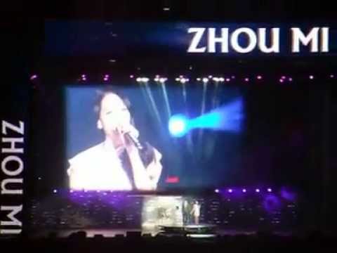 131019 Victoria & Zhou Mi's duet - 被风吹过的夏天 @ SMT in Beijing