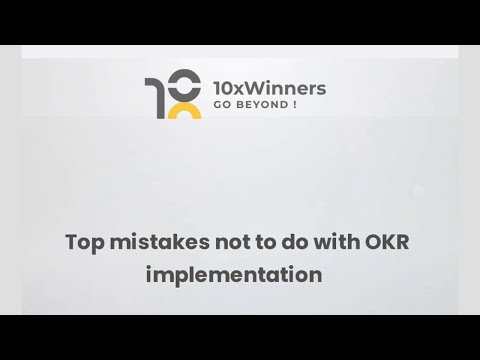 10 Common OKR Errors to Steer Clear Of for Goal Success | #business | #okr #vision Management |