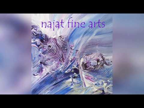 Abstract painting ( abstract floral)relaxing /satisfying.arttherapy . acrylic paints on canvas.