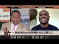 Welterweight champion Kamaru Usman previews fight vs. Leon Edwards at UFC 278 ? | First Take