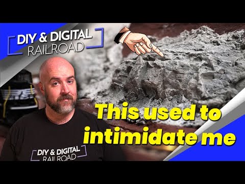 How I Make Rocks for Model Railroads