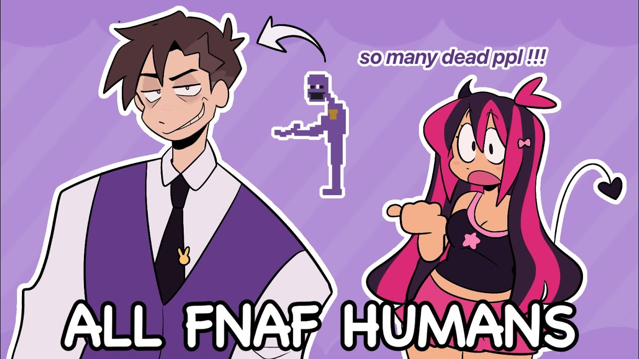 Drawing EVERY Human FNAF Character