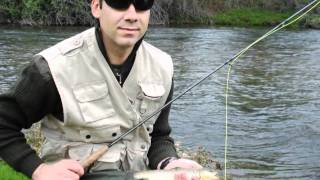 Pescando en el rio Lozoya abril 2011