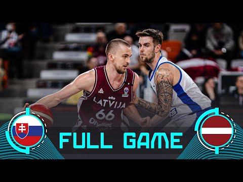 Slovakia v Latvia | Full Basketball Game | FIBA EuroBasket 2025 Qualifiers