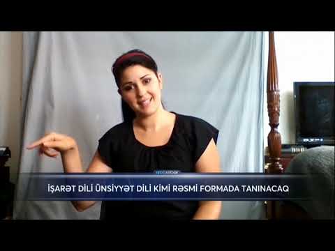 İşarət dili ünsiyyət kimi rəsmi formada tanınacaq
