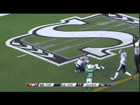CFL Recap: Toronto 31, Saskatchewan 26 - October 27, 2012