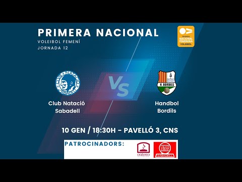Primera Nacional Femenina: CN Sabadell - Handbol Bordils (10/01/26 - 18:30h)