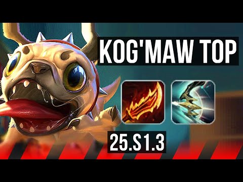 KOG'MAW vs EZREAL (TOP) | EUW Challenger | 25.S1.3