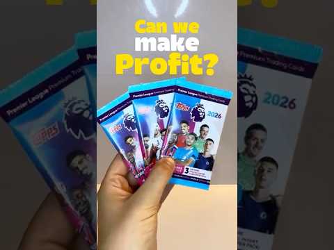 💰 Can You Actually Make PROFIT from Topps Premier League 2026 Football Card Packs?!