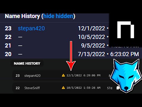 How to view hidden name history on NameMC (UPDATED 2023)