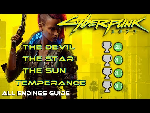 Cyberpunk 2077: Leitfaden für alle Enden, Trophäen und Erfolge