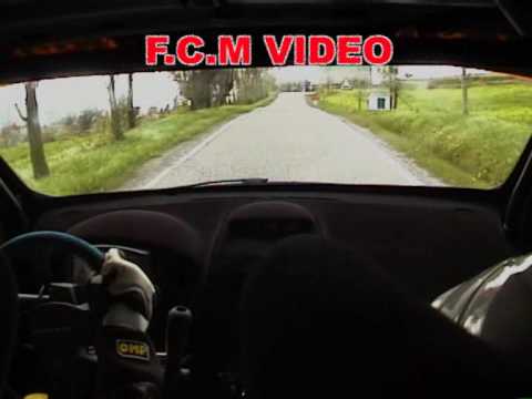 Camera Car Rally Strade dei Mulini Caldaralo-Poggi Renault Clio R3 2° assoluti
