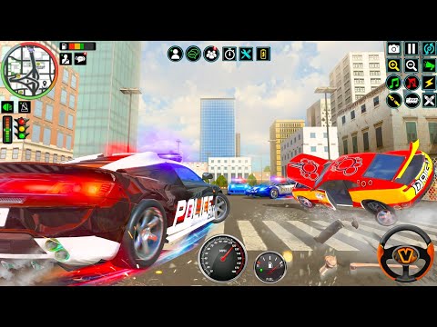 American Police Officer Sports SUV Dodge Car Chasing Stolen Cars Simulator - Android Gameplay.