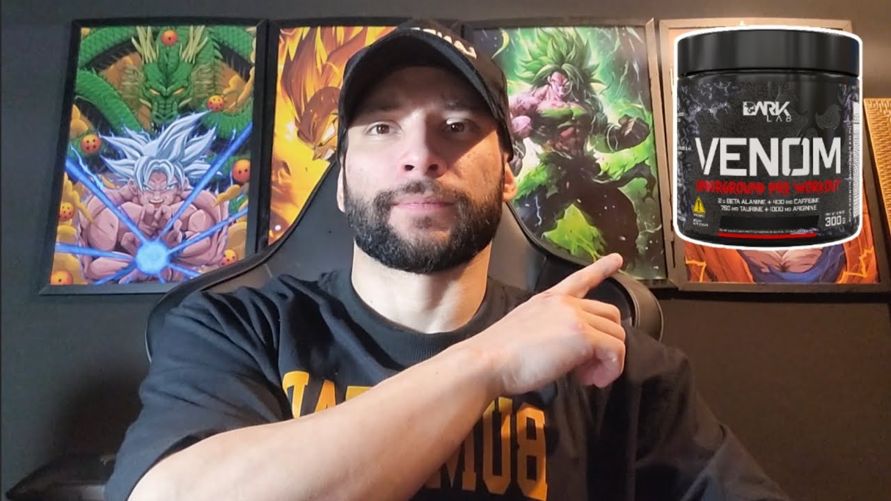 Miniatura da avaliação em vídeo de Suplemento Pre Treino Venom Underground 300g Maça Verde