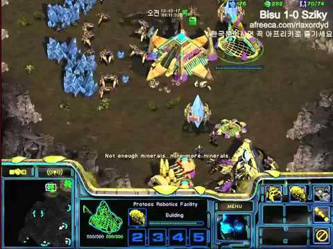[BW FPVOD] Bisu vs Sziky PvZ Game 2 October 16th