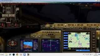 preview picture of video 'Microsoft Flight Simulator X British Airways Landing in Heathrow Intl Airport in the night'