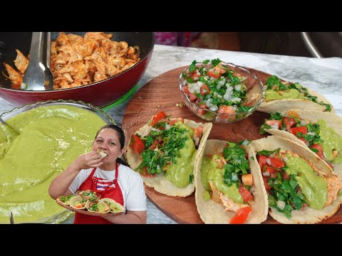 Tacos de pollo mexicanos