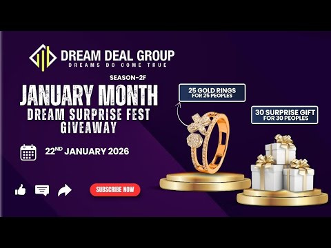 Season 2R January Month Dream SURPRISE fest Giveaway