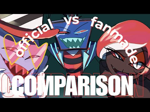 [HAZBIN HOTEL] HAZBIN GUARANTEE (TRUST US) official vs my own animatic comparison !CHECK DESC!