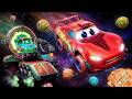 Epic Space Race McQueen Vs Alien Car Who Will Win