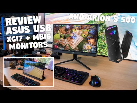 The ASUS ROG XG17, ZenScreen MB16 and ROG STRIX Arion S 500 Review by Tanel