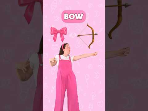 Homonyms in English 1 🇬🇧 #learn #children #beginner #vocabulary #english