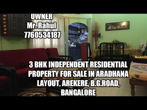 3 BHK House 1200 Sq.ft. for Sale in Bannerghatta Road, Bangalore