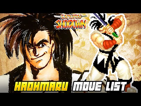 HAOHMARU MOVE LIST - Samurai Shodown 1 (SAMSHO) (1993)